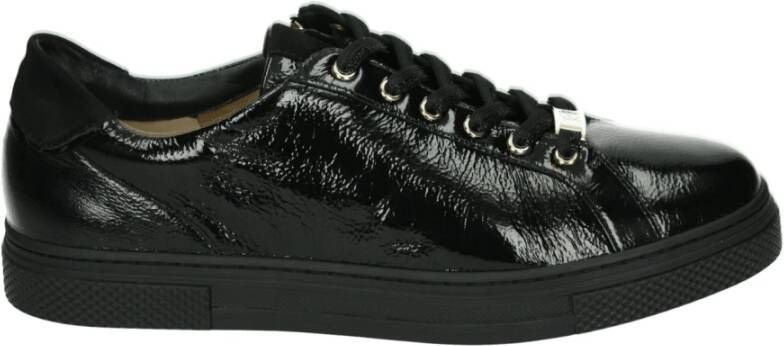HASSIA Lage Sneakers Dames 301135 Maat: 42 5 Materiaal: Leer Kleur: Zwart