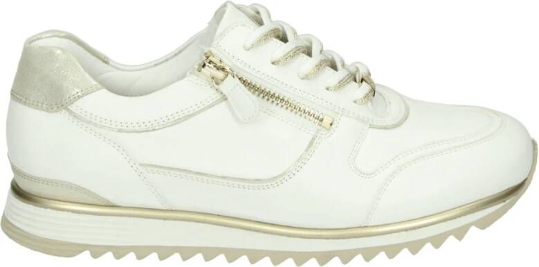 Hassia Sportieve lage damessneakers wit