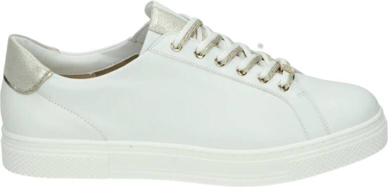 Hassia Sportieve lage damessneakers wit