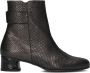 HASSIA Enkellaarsjes Dames 303094 Maat: 39 Materiaal: Suède Kleur: Zwart - Thumbnail 3
