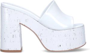 Haus OF Honey Heeled Mules Wit Dames