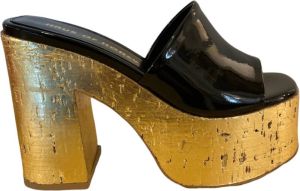 Haus OF Honey Heeled Mules Zwart Dames