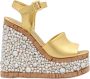 Haus OF Honey Kristal Croco Sleehak Sandalen - Thumbnail 1