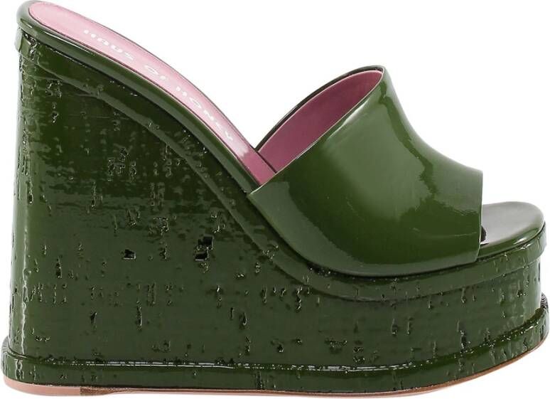 Haus OF Honey Sandals Green Dames