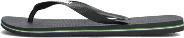 Havaianas Brazil Logo Zomer Slipper Black Heren