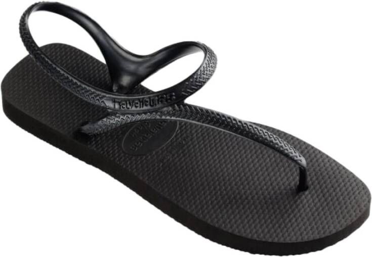 Havaianas Bronze Logo Strap Sandals