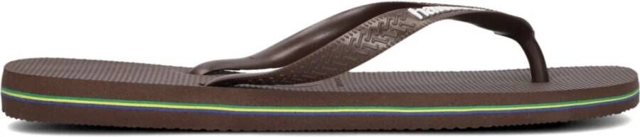 Havaianas Bruine Logo Slippers voor Heren