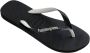 Havaianas Top Mix teenslippers zwart Rubber 35-36 - Thumbnail 3
