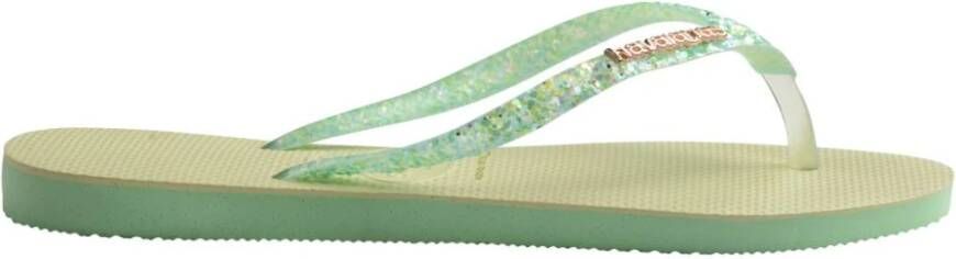 Havaianas Teenslippers SLIM GLITTER FLOURISH met fonkelende riempjes