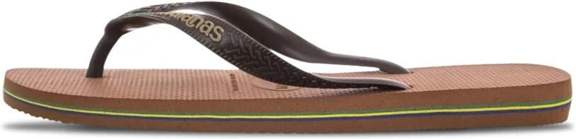 Havaianas HAV. BRASIL LOGO RUST Donkerbruin Unisex Slippers rust Donkerbruin