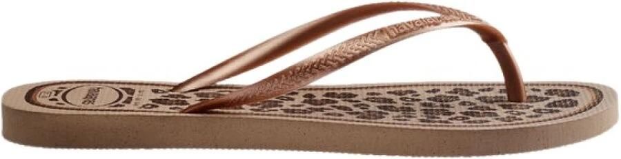 Havaianas HAV. SLIM ANIMALS ROSE Goud ROSE Goud Dames Slippers rose Goud rose Goud - Foto 4