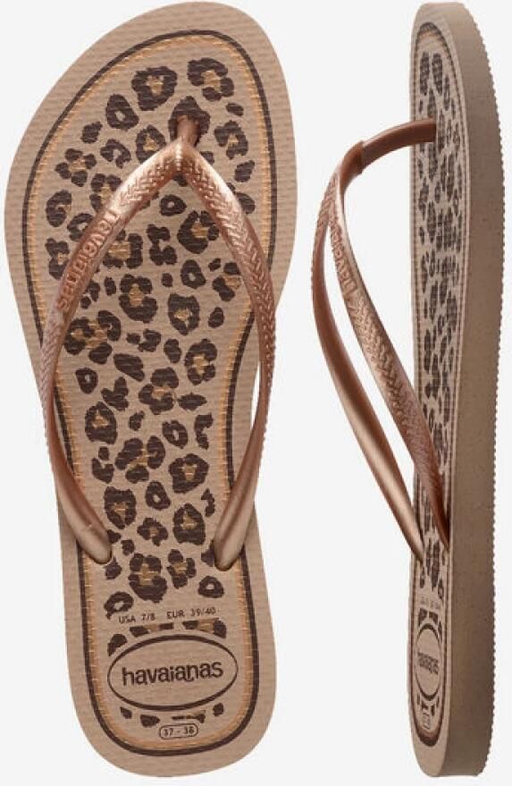 Havaianas HAV. SLIM ANIMALS ROSE Goud ROSE Goud Dames Slippers rose Goud rose Goud - Foto 6