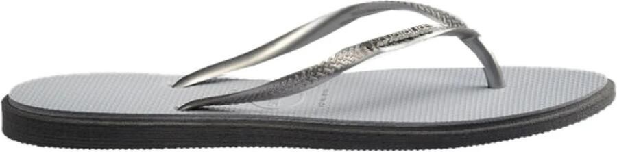 HAVAIANAS Teenslippers Dames Slim Point Rubber Zilver - Foto 5