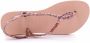 Havaianas Luna Premium II sandalen met glitters roze Dames Rubber Effen 39 40 - Thumbnail 2