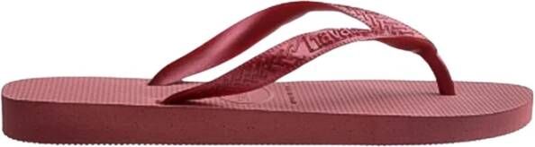 Havaianas Comfortabele Flip Flops met Sensorische Banden Pink Dames