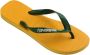 Havaianas Brasil Logo teenslippers geel groen Jongens Meisjes Rubber 33 34 - Thumbnail 2