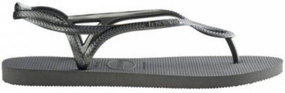 Havaianas Sandalen Luna met fijne riempjes in vlecht look - Foto 2