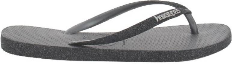 Havaianas slanke schit glides Zwart Dames