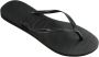 Havaianas Slim teenslippers zwart Dames Rubber Effen 33 34 - Thumbnail 4