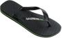 Havaianas Teenslippers Brasil Logo zomerschoen slippers poolslides met logo-opschrift - Thumbnail 4