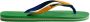 Havaianas Brasil Mix teenslippers groen geel Jongens Rubber 27 28 - Thumbnail 2