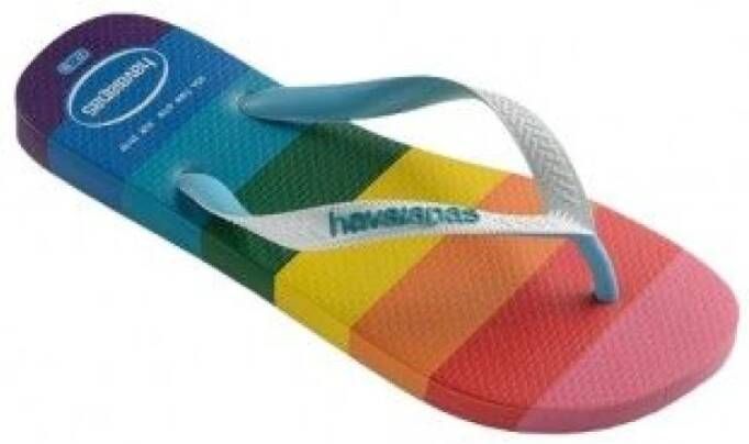 Havaianas Chanclas Brasil Top Pride Allover Blauw - Foto 3