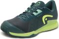 Head Sprint Pro 3.5 Clay Men Tennisschoenen gravel heren Zilverkleurig - Donkergroen