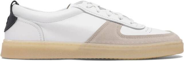 Henderson Baracco Beige Leren Sneakers Stijlvol Slip-On Ontwerp