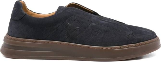 Henderson Baracco Blauwe Leren Schoen Devis.p.9 Notte