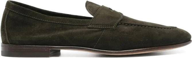 Henderson Baracco Bosgroene Leren Penny Slot Schoenen