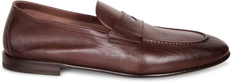 Henderson Baracco Glad bruin leer. Elegant