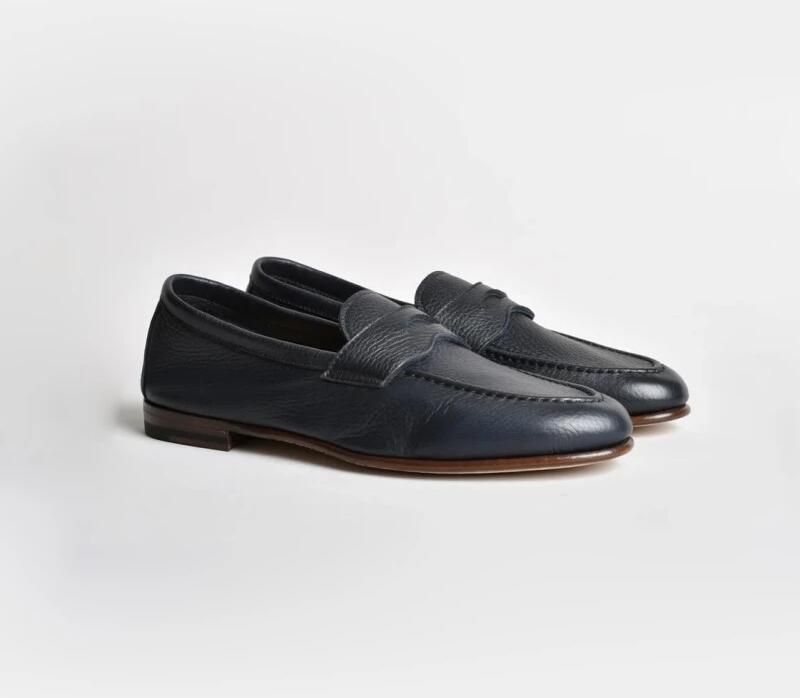 Henderson Baracco Mocasín antifaz piel Havana - Foto 3