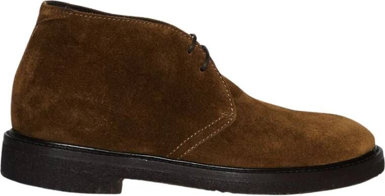 Henderson Baracco Suède leren schoenen Brown Heren