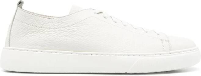 Henderson Baracco Witte Vetersneaker met Rubberen Zool