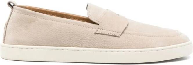 Henderson Beige Leren Loafers Casual Flats