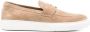 Henderson Beige Suède Loafers Casual Flats - Thumbnail 1