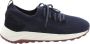 Henderson Blauwe Gebreide Platte Schoenen - Thumbnail 1