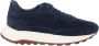 Henderson Blauwe Suède Ambachtelijke Sneakers Vibram Zool - Thumbnail 1