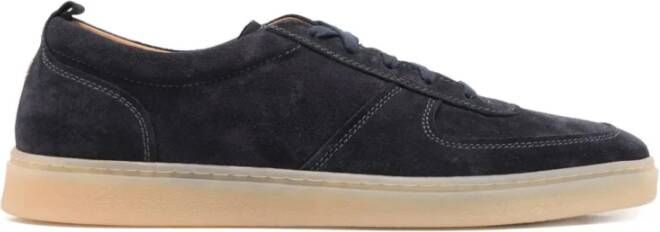 Henderson Blauwe Suède Casual Sneakers