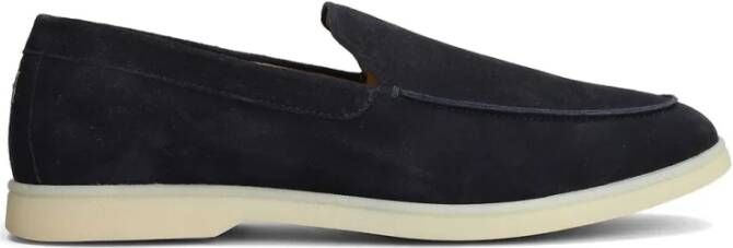 Henderson Blauwe Suède Loafers