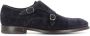 Henderson Blauwe Suède Platte Schoenen - Thumbnail 1
