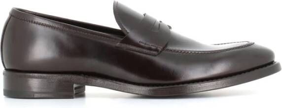 Henderson Bruine Leren Mocassin Sandalen Brown Heren