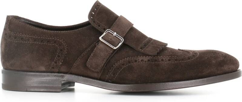 Henderson Bruine Suède Franje Brogue Schoenen