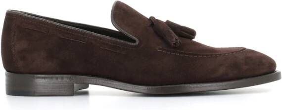 Henderson Bruine Suède Kwast Loafers Brown Heren