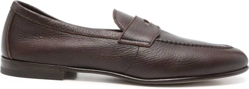 Henderson Cervo Bruin Leren Loafers