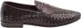 Henderson Donkerbruine platte schoenen met kalfsleren band - Thumbnail 1