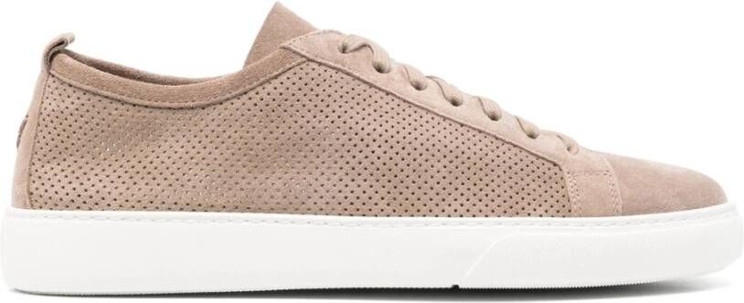 Henderson Geperforeerde Suède Sneakers