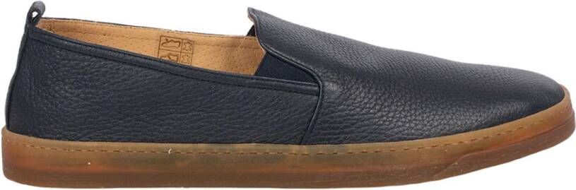 Henderson Handgemaakte Hertenleren Loafers Blue Heren