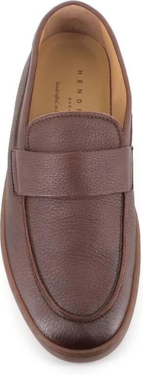 Henderson Bruine Instap Leren Schoenen - Foto 2