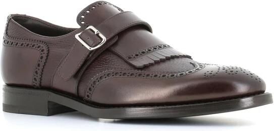 Henderson Donkerbruine Brogue Schoenen met Franje